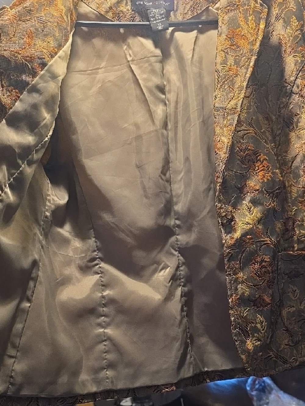 New York & Company Black Label with Multicolor Jacquard Detail - Picture 9 of 15